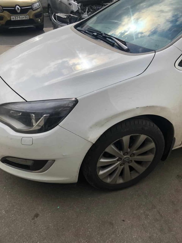 Opel удаление вмятин фото авто опель после ремонта бампера